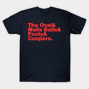 Adelaide (COOPERS red print) T-Shirt